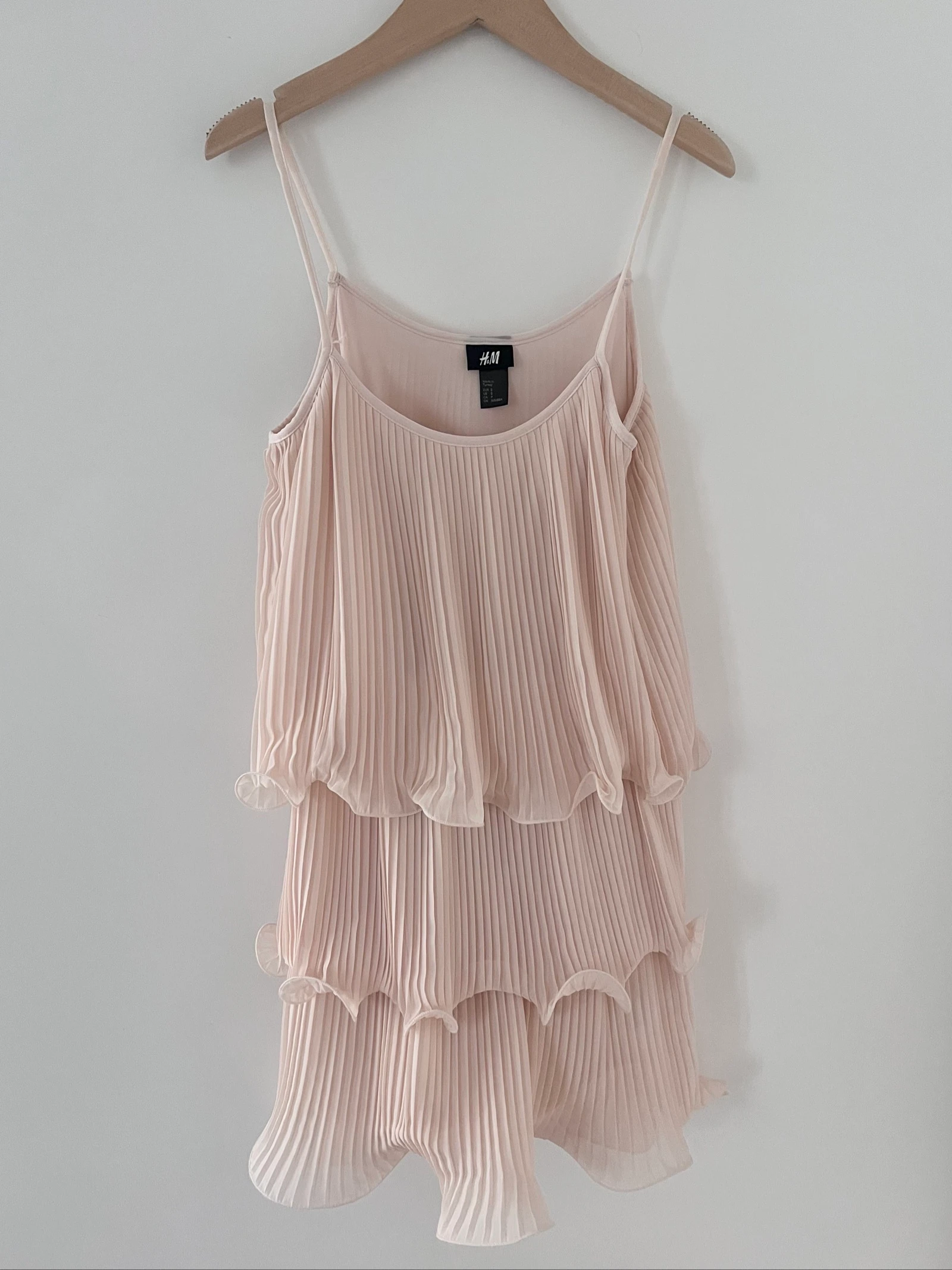Robe plissée volants H&M – photo 3